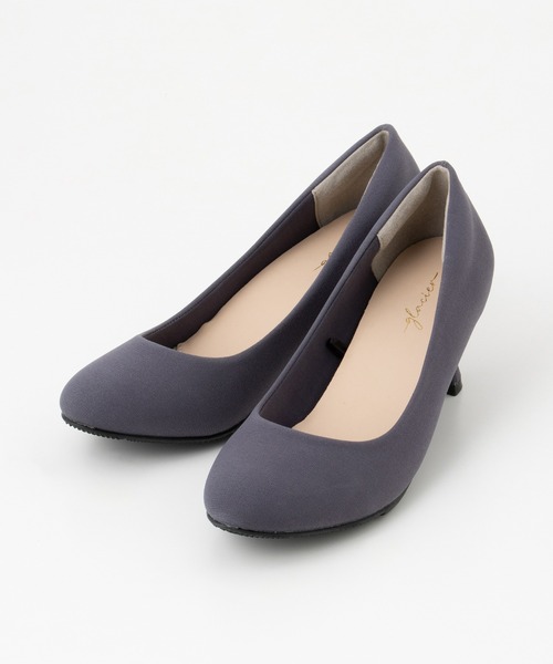 Honeys（ハニーズ）の「【はっ水/吸水速乾/抗菌防臭】美ージーアーモンドトゥパンプス（パンプス・レディース・ダークブルー/ブラック/グレイッシュベージュ/ブラック系その他/ライトベージュ・23.5/24.0/24.5/22.5/23.0/25.0/25.5）」の9枚目の写真