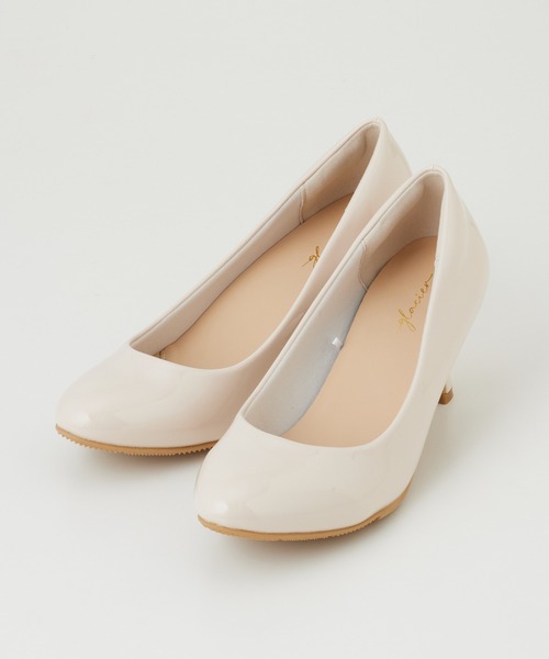 Honeys（ハニーズ）の「【はっ水/吸水速乾/抗菌防臭】美ージーアーモンドトゥパンプス（パンプス・レディース・ダークブルー/ブラック/グレイッシュベージュ/ブラック系その他/ライトベージュ・23.5/24.0/24.5/22.5/23.0/25.0/25.5）」の15枚目の写真