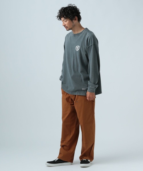 BAYFLOW(ベイフロー)の「SNOWバックプリント長袖Tシャツ(Tシャツ/カットソー・メンズ・ピンク/グリーン/チャコール/オフホワイト/ダークグレー・MEDIUM/LARGE)」の9枚目の写真