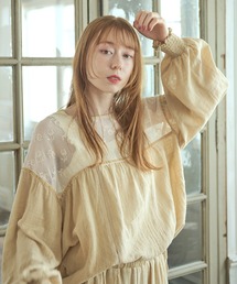 Crisp | メッシュレースガーゼブラウス(シャツ/ブラウス)