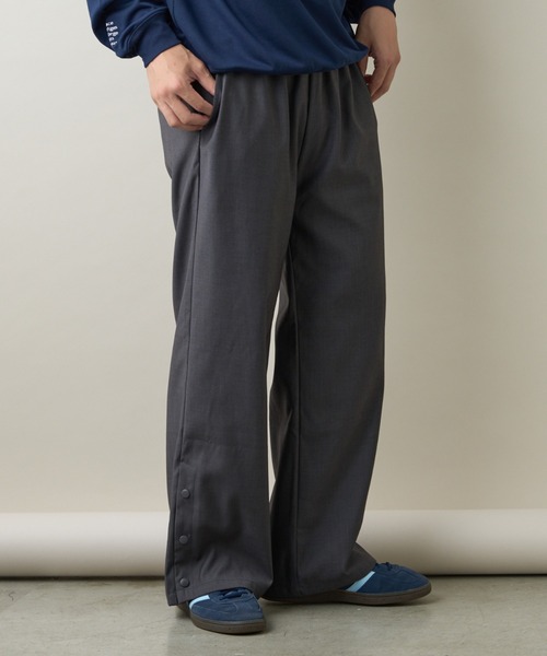 CIAOPANIC TYPY（チャオパニックティピー）の「サイドスナップワイドパンツ（スラックス・メンズ・ライトグレー/ブラック/チャコールグレー・ONE SIZE）」の16枚目の写真