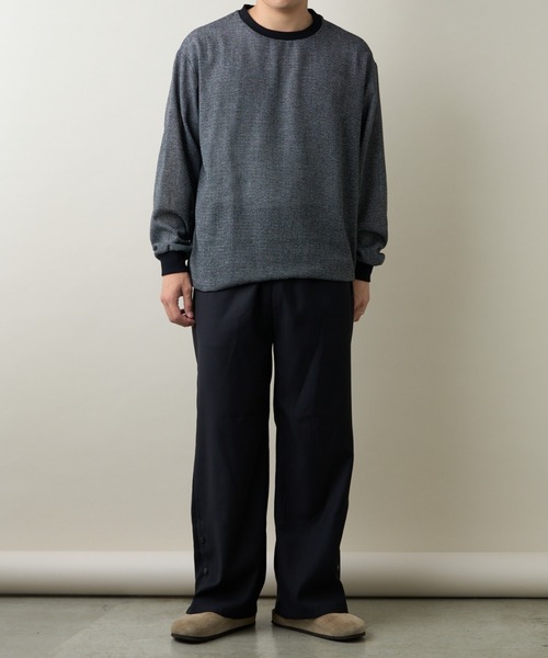 CIAOPANIC TYPY（チャオパニックティピー）の「サイドスナップワイドパンツ（スラックス・メンズ・ライトグレー/ブラック/チャコールグレー・ONE SIZE）」の10枚目の写真