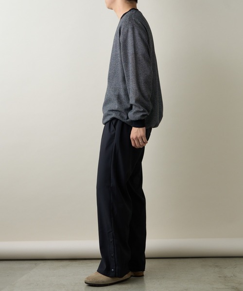 CIAOPANIC TYPY（チャオパニックティピー）の「サイドスナップワイドパンツ（スラックス・メンズ・ライトグレー/ブラック/チャコールグレー・ONE SIZE）」の11枚目の写真