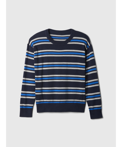 GAP(ギャップ)の「インターシャ セーター (キッズ)(ニット/セーター・キッズ・ネイビー/レッド/グリーン・110cm/120cm/130cm/140cm/150cm/160cm)」の3枚目の写真