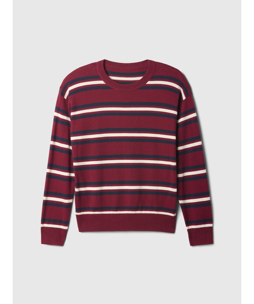 GAP(ギャップ)の「インターシャ セーター (キッズ)(ニット/セーター・キッズ・ネイビー/レッド/グリーン・110cm/120cm/130cm/140cm/150cm/160cm)」の1枚目の写真