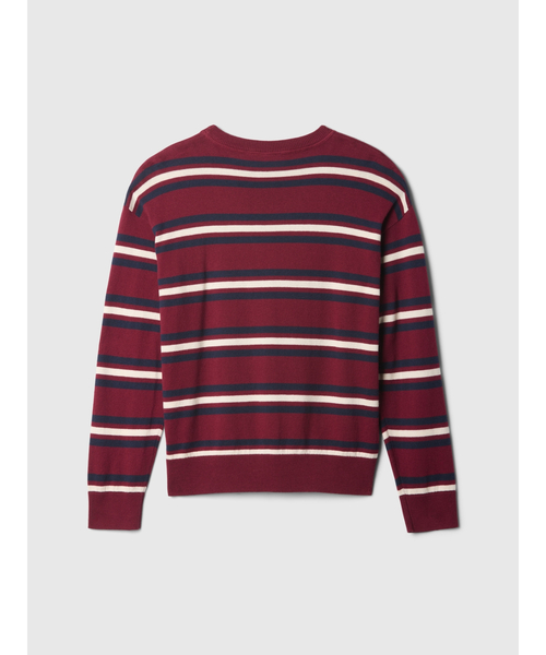 GAP(ギャップ)の「インターシャ セーター (キッズ)(ニット/セーター・キッズ・ネイビー/レッド/グリーン・110cm/120cm/130cm/140cm/150cm/160cm)」の4枚目の写真