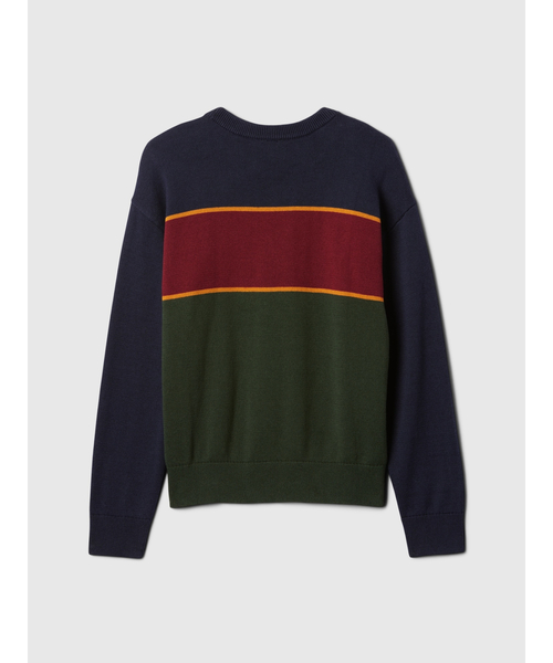 GAP(ギャップ)の「インターシャ セーター (キッズ)(ニット/セーター・キッズ・ネイビー/レッド/グリーン・110cm/120cm/130cm/140cm/150cm/160cm)」の6枚目の写真
