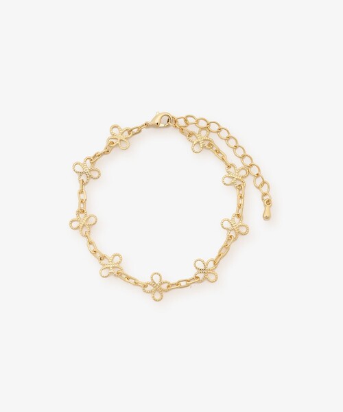 Afternoon Tea(アフタヌーンティー)の「フラワーブレスレット(ブレスレット・レディース・ゴールド・ONE SIZE)」の2枚目の写真