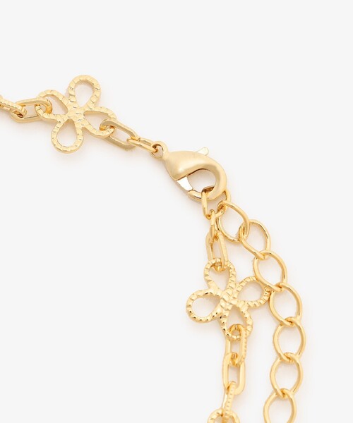 Afternoon Tea(アフタヌーンティー)の「フラワーブレスレット(ブレスレット・レディース・ゴールド・ONE SIZE)」の4枚目の写真