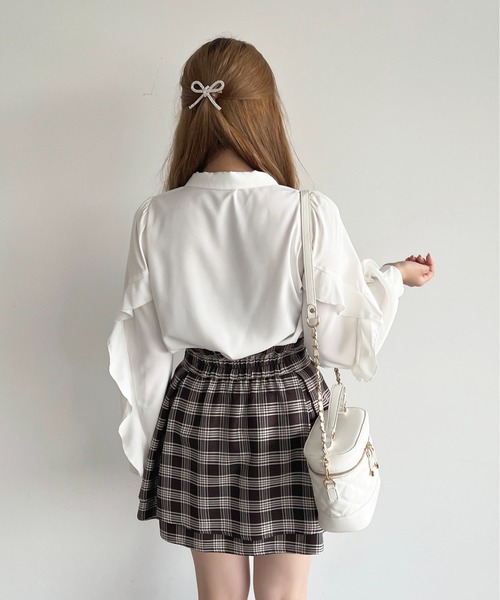 apres jour（アプレジュール）の「アソートボウタイブラウス（シャツ/ブラウス・レディース・ブラック/ネイビー/オフホワイト/ブルー・X-LARGE/フリー）」の13枚目の写真