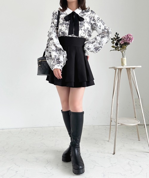 apres jour（アプレジュール）の「アソートボウタイブラウス（シャツ/ブラウス・レディース・ブラック/ネイビー/オフホワイト/ブルー・X-LARGE/フリー）」の9枚目の写真