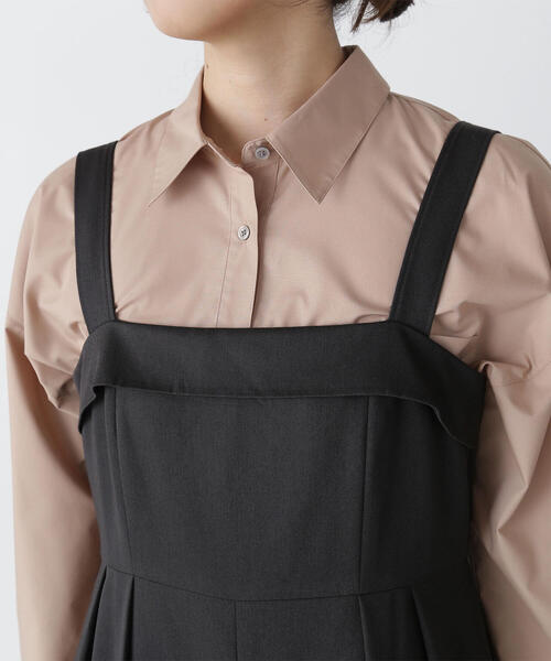 【セール】◇タックワイドオールインワン（つなぎ/オールインワン）｜NATURAL BEAUTY BASIC（ナチュラルビューティーベーシック）