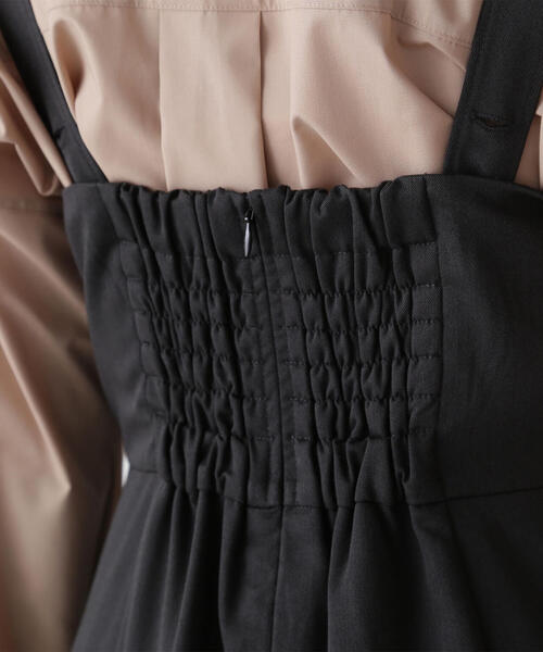 【セール】◇タックワイドオールインワン（つなぎ/オールインワン）｜NATURAL BEAUTY BASIC（ナチュラルビューティーベーシック）