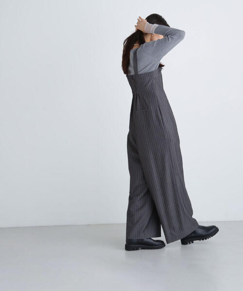 【セール】◇タックワイドオールインワン（つなぎ/オールインワン）｜NATURAL BEAUTY BASIC（ナチュラルビューティーベーシック）