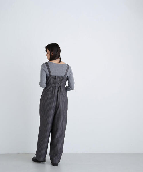 【セール】◇タックワイドオールインワン（つなぎ/オールインワン）｜NATURAL BEAUTY BASIC（ナチュラルビューティーベーシック）