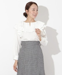 AND COUTURE | フリルケープブラウス(シャツ/ブラウス)