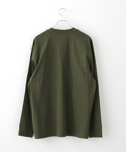 Carhartt WIP(カーハートダブリューアイピー)の「CARHARTT WIP L/S AMERICAN SCRIPT T-SHIRT I029955(Tシャツ/カットソー・メンズ・グリーン/ブラック/ホワイト・LARGE/MEDIUM)」の4枚目の写真