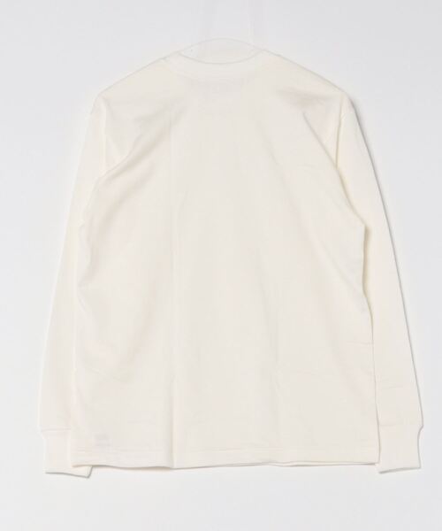 HANES(ヘインズ)の「【HANES】SHIRO クルーネック長袖Tシャツ(Tシャツ/カットソー・メンズ・ホワイト・S/M/L/XL)」の2枚目の写真