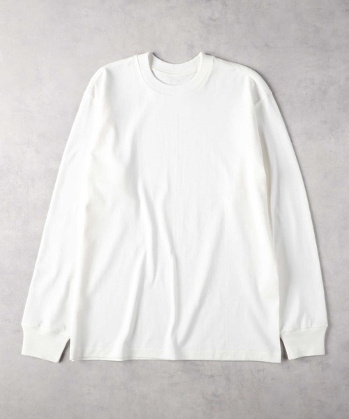HANES(ヘインズ)の「【HANES】SHIRO クルーネック長袖Tシャツ(Tシャツ/カットソー・メンズ・ホワイト・S/M/L/XL)」の8枚目の写真