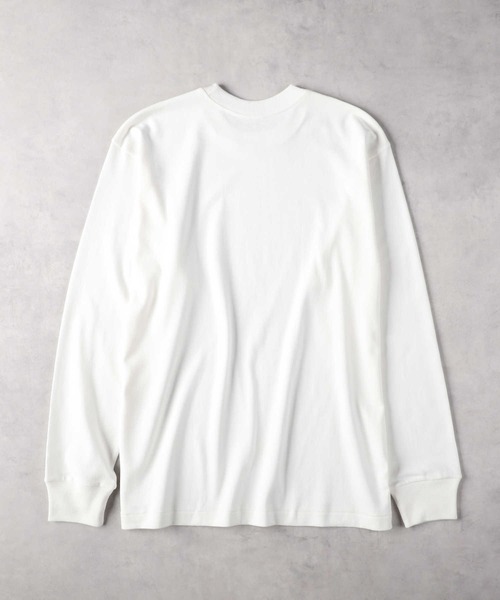 HANES(ヘインズ)の「【HANES】SHIRO クルーネック長袖Tシャツ(Tシャツ/カットソー・メンズ・ホワイト・S/M/L/XL)」の9枚目の写真