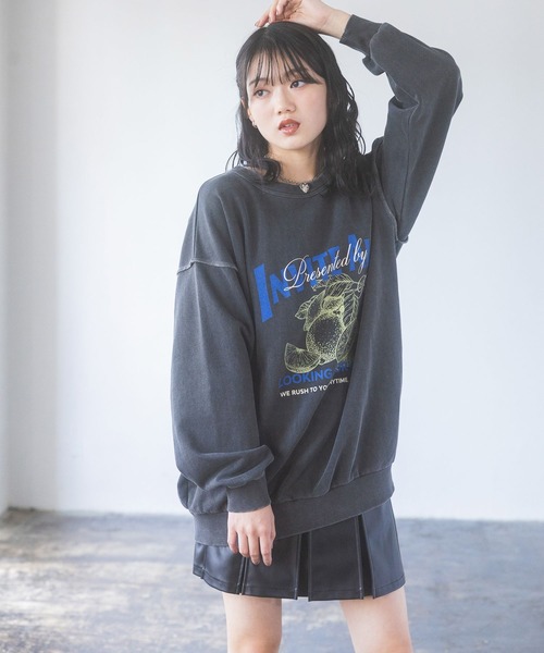 パシオーネ★新品トレーナー★mal.レレレさん セール】ピグメントルーズウラケ(スウェット)|repipi armario
