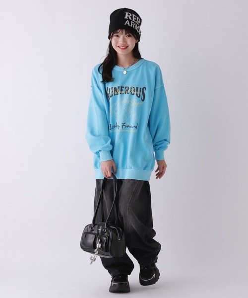 パシオーネ★新品トレーナー★mal.レレレさん セール】スプレールーズZIPパーカー（パーカー）｜repipi