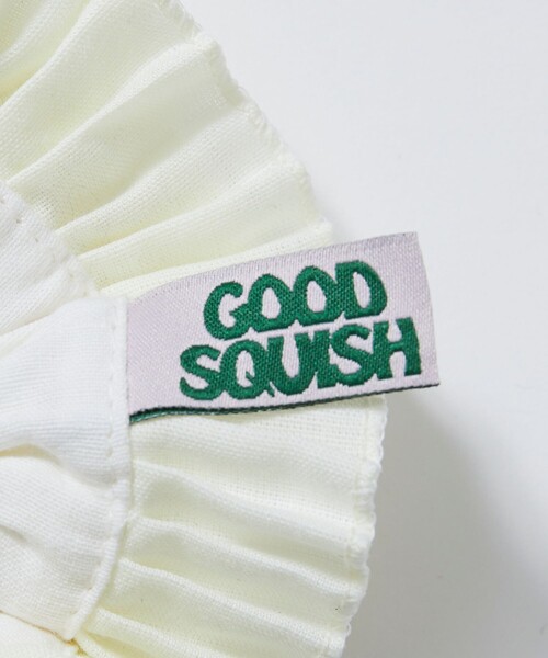 GOOD SQUISH（グッドスクイッシュ）の「GOOD SQUISH/グッドスクイッシュ COWBOY / ヘアアクセサリー / シュシュ（シュシュ・レディース・オフホワイト/イエロー・ONE SIZE）」の4枚目の写真