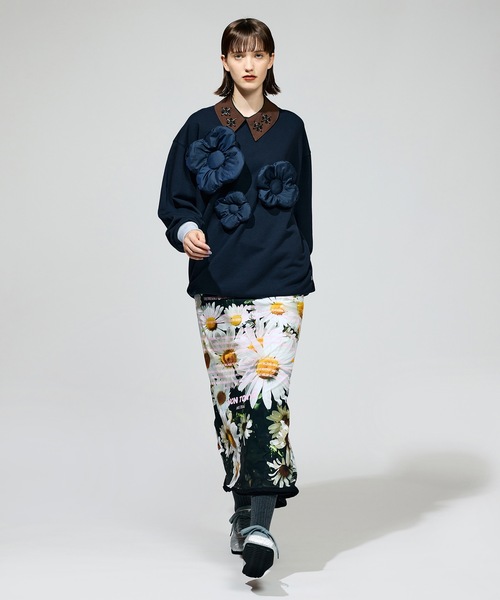 PUFF FLOWER PULLOVER SWEAT（スウェット）｜NON TOKYO（ノン