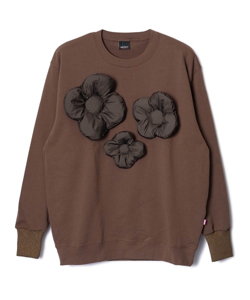 NON TOKYO(ノントーキョー)の「PUFF FLOWER PULLOVER SWEAT(スウェット・レディース・ネイビー/ブラウン/ブラック・FREE)」の10枚目の写真