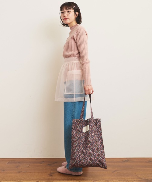 fig London(フィグロンドン)の「Frances apron(スカート・レディース・グレー/ピンク・FREE)」の7枚目の写真