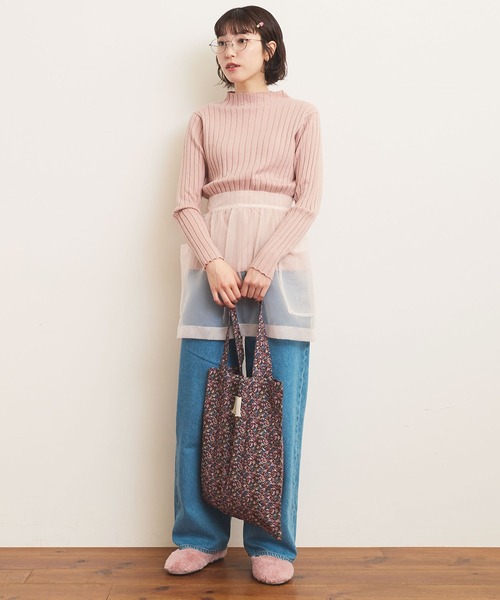 fig London(フィグロンドン)の「Frances apron(スカート・レディース・グレー/ピンク・FREE)」の22枚目の写真
