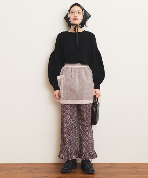 fig London(フィグロンドン)の「Frances apron(スカート・レディース・グレー/ピンク・FREE)」の16枚目の写真