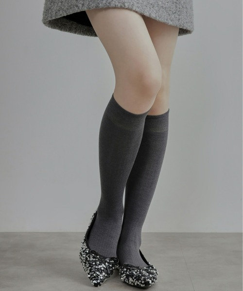 ルーズソックス 540cm BED j.w. FORD×CHICSTOCKS グリッター ルーズソックス 全2色/26-28cm