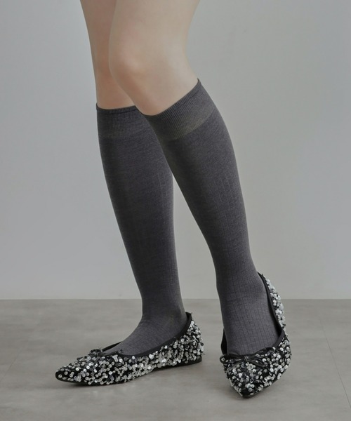 Olu.（オルドット）の「2wayルーズソックス（ソックス/靴下・レディース・ホワイト/ライトグレー/チャコールグレー・FREE）」の4枚目の写真