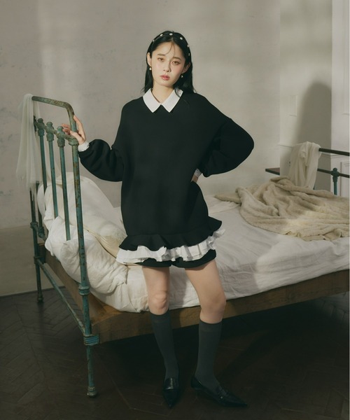 Olu.（オルドット）の「2wayルーズソックス（ソックス/靴下・レディース・ホワイト/ライトグレー/チャコールグレー・FREE）」の5枚目の写真