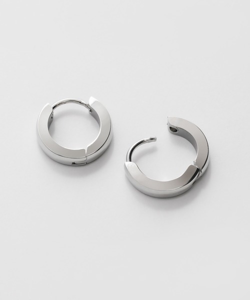 ciite' surgical stainless(シーテサージカルステンレス)の「【 金属アレルギー対応 】 シンプルフープピアス サージカルステンレス (両耳用)(ピアス(両耳用)・レディース・シルバー/ゴールド/ピンクゴールド・FREE)」の8枚目の写真