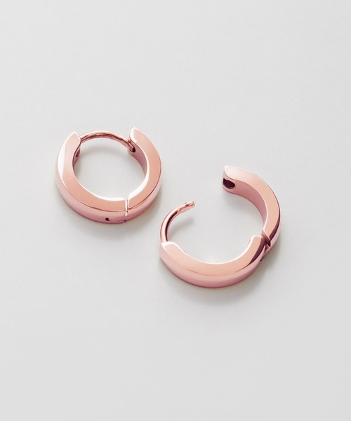 ciite' surgical stainless(シーテサージカルステンレス)の「【 金属アレルギー対応 】 シンプルフープピアス サージカルステンレス (両耳用)(ピアス(両耳用)・レディース・シルバー/ゴールド/ピンクゴールド・FREE)」の10枚目の写真