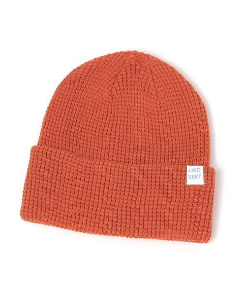 BAYFLOW（ベイフロー）の「LIKEYEETワッフルニット（ニットキャップ/ビーニー・メンズ・オレンジ/ブラック/グレー/ブルー系・FREE）」の4枚目の写真