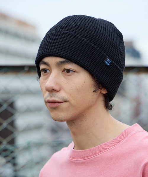 BAYFLOW（ベイフロー）の「LIKEYEETワッフルニット（ニットキャップ/ビーニー・メンズ・オレンジ/ブラック/グレー/ブルー系・FREE）」の5枚目の写真