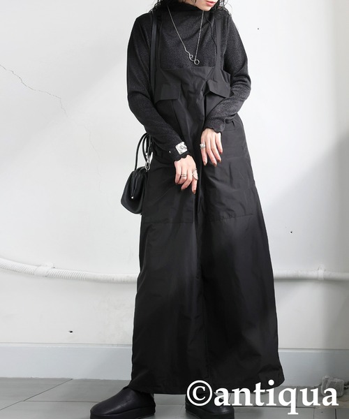 antiqua(アンティカ)の「ラメシアートップス(Tシャツ/カットソー・レディース・ブラック・ONESIZE)」の4枚目の写真