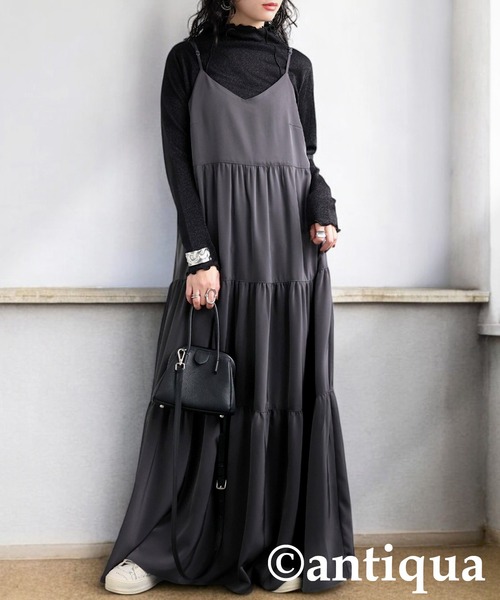 antiqua(アンティカ)の「ラメシアートップス(Tシャツ/カットソー・レディース・ブラック・ONESIZE)」の8枚目の写真