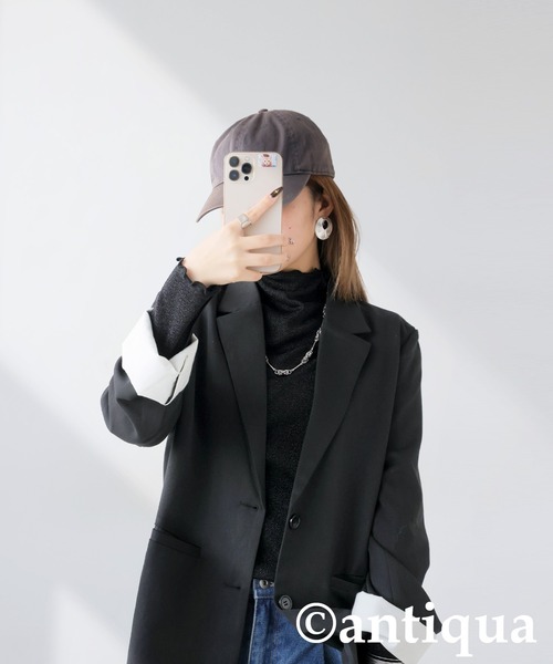 antiqua(アンティカ)の「ラメシアートップス(Tシャツ/カットソー・レディース・ブラック・ONESIZE)」の21枚目の写真