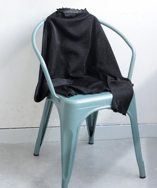 antiqua(アンティカ)の「ラメシアートップス(Tシャツ/カットソー・レディース・ブラック・ONESIZE)」の19枚目の写真