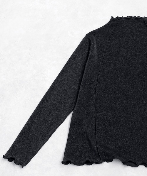 antiqua(アンティカ)の「ラメシアートップス(Tシャツ/カットソー・レディース・ブラック・ONESIZE)」の17枚目の写真