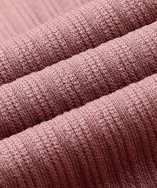 Lace Ladies(レースレディース)の「【2点セット】 ソリッドカラー ラウンドネック リブ ニット インナー(インナーウェア/肌着・レディース・ブラック/パープル/ブラウン/ピンク・FREE)」の18枚目の写真