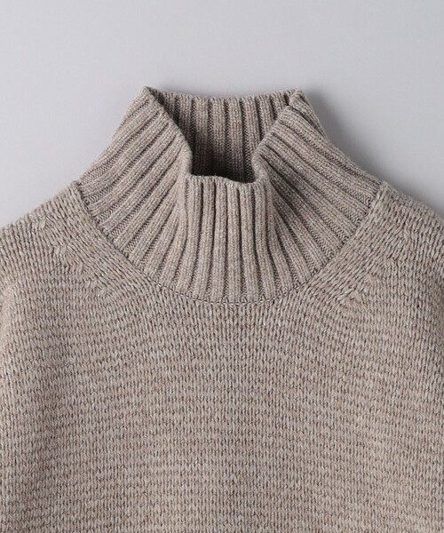 ATON エイトン ハイネック ウール100%ニット セーター 厚手 M