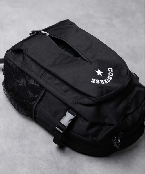 CONVERSE（コンバース）の「【78】【CONVERSE】LOGO PRINT BACK PACK（バックパック/リュック・レディース・ブラック系その他/ブラック/ベージュ・FREE）」の18枚目の写真