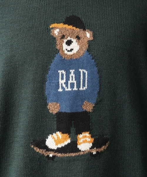 MK MICHEL KLEIN HOMME （エムケーミッシェルクランオム）の「【残りわずか/ユニセックスで着られる】ニット/アニマルジャガード（ニット/セーター・メンズ・グリーン/アイボリー・48/46）」の9枚目の写真