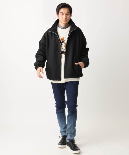 MK MICHEL KLEIN HOMME （エムケーミッシェルクランオム）の「【残りわずか/ユニセックスで着られる】ニット/アニマルジャガード（ニット/セーター・メンズ・グリーン/アイボリー・48/46）」の13枚目の写真