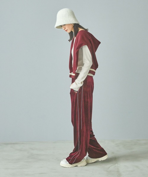 LAKOLE（ラコレ）の「シャギーベルハット / 134992（ハット・レディース・ライトグレー/オフホワイト/ブラック・FREE）」の8枚目の写真